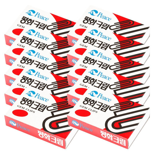 평화600클립(1갑-10개)