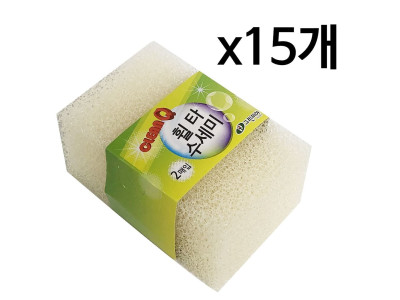그린피아 휠타 수세미2p x(15개) 주방수세미 설거지