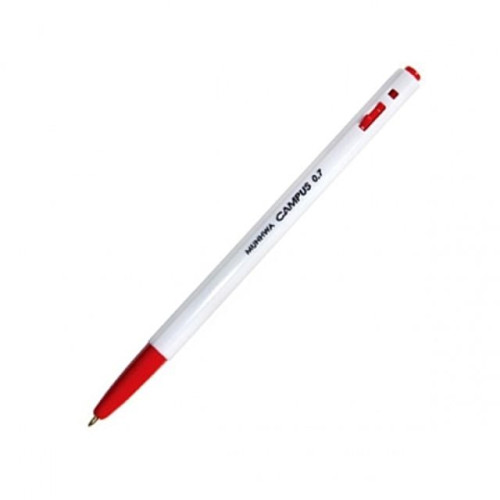 문화 캠퍼스볼펜 250w.적/0.7mm.1타/12자루