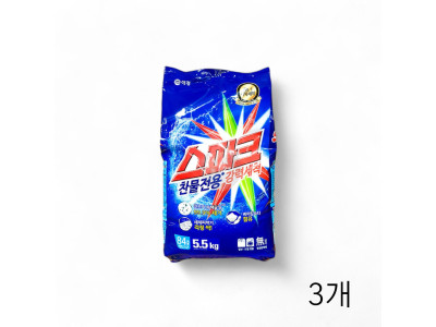 스파크 세탁세제 5.5kg X3개 찬물전용 대용량 업소용