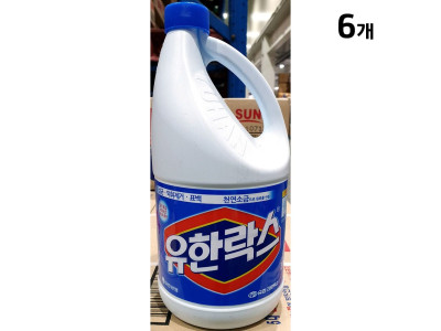 락스(유한 레귤러 식품용 2L)X6