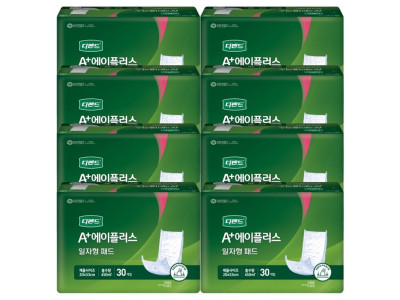 디펜드 A플러스 일자형 30매 6P 시니어 속기저귀