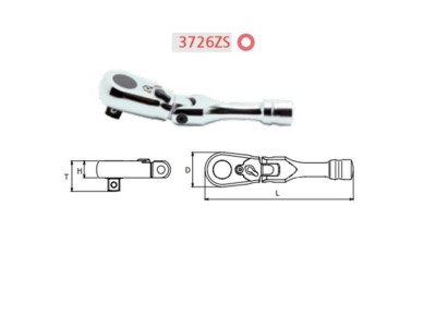 102322 3/8SQ 플렉시블라쳇핸들 3726ZS 수작업