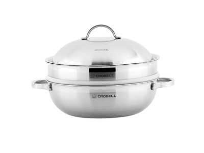 스텐레스 IH 통3중 찜기 30cm 1P 파티웍 찜솥 냄비