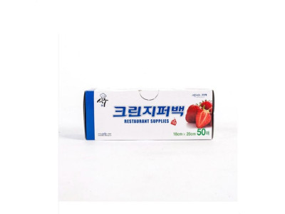 크린랲 식구 크린지퍼백 18cm x 20cm (소) 50매