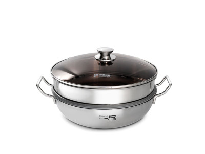 키친아트 일품 통3중 스테인레스 찜냄비 찜솥 36cm