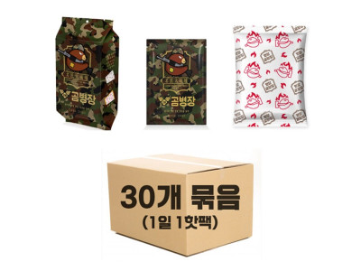 곰병장핫팩 160g 30개입 / 대한민국제조 변온핫팩