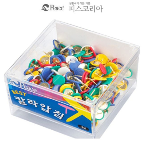 평화 핀류 B6-칼라압침 -44032