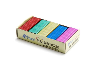 평화 사무용 스테플러침 10호침 칼라 2개입 -39708