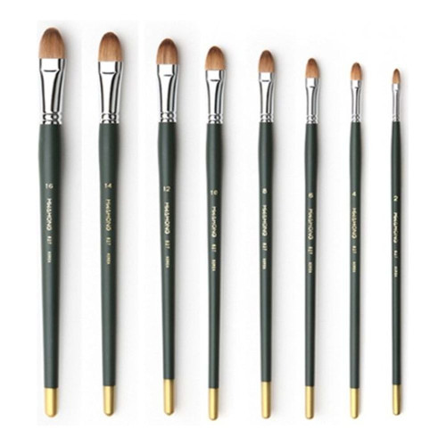 화홍 유화붓 아크릴붓 827F 8호 -35935