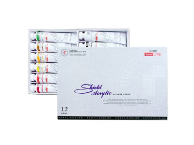 쉴드 아크릴물감전문가용 50ml 12색B -49483