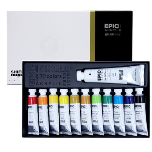쉴드 에픽 아크릴물감전문가용 20ml 12색 -49480