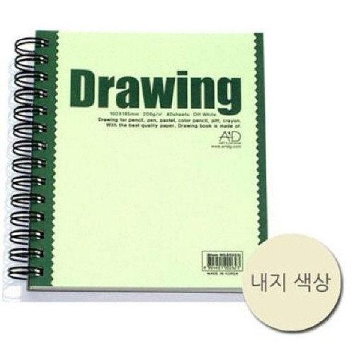 아트앤디자인 D5223 미니드로잉북 160x185 200g