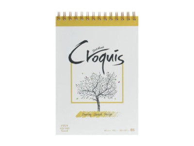 삼원 CY06 아트스퀘어 크로키 B5 노랑 스프링 -45514