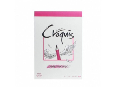 삼원 CV04 아트스퀘어 크로키 A3 보라 제본 -41780