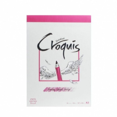 삼원 CV04 아트스퀘어 크로키 A3 보라 제본 -41780