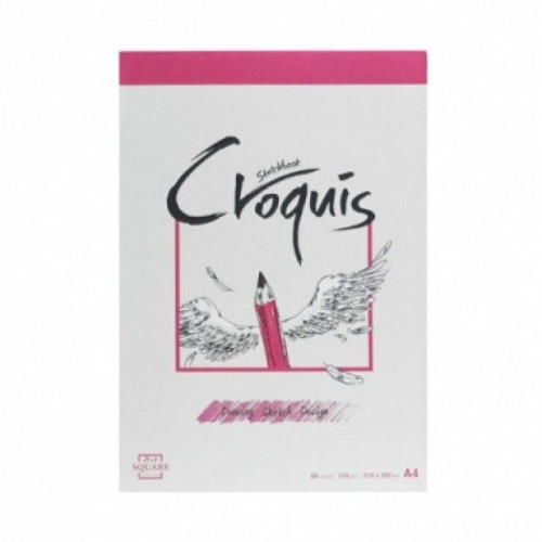 삼원 CV03 아트스퀘어 크로키 A4 보라 제본 -40642