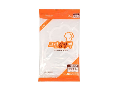 크린랲 김장백 (특대) 20포기용 2매 김장봉투 비닐봉투