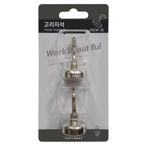 고리자석 25mm 2개입 다산