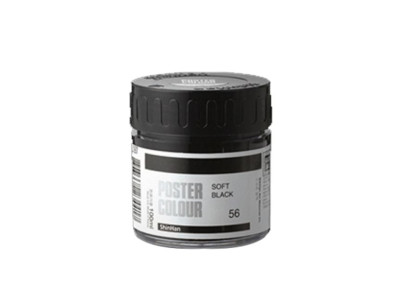 신한포스터칼라 전문 100ml 검정 - 38080
