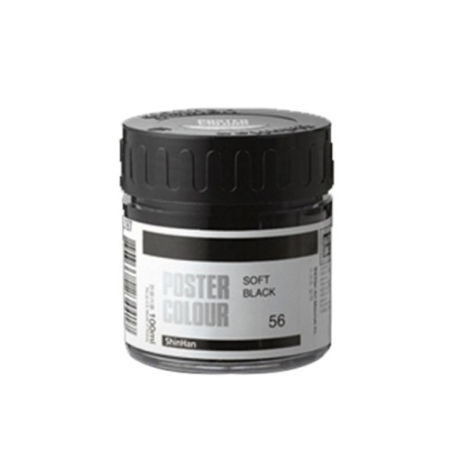 신한포스터칼라 전문 100ml 검정 - 38080