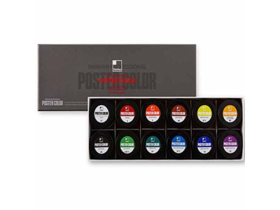 신한포스터칼라 전문 40ml 12색 - 31447