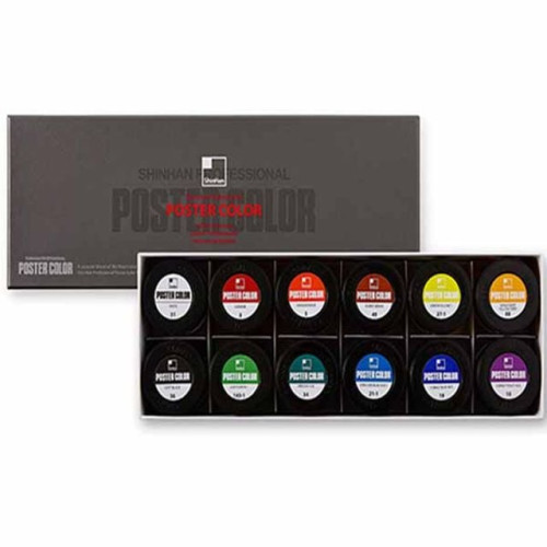 신한포스터칼라 전문 40ml 12색 - 31447