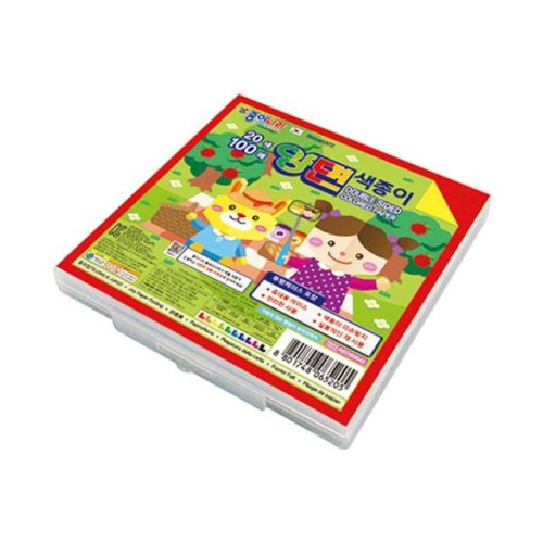 양면색종이 케이스 20색 100매 종이나라