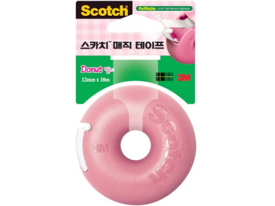 스카치 매직테이프(도넛 딸기 3M)