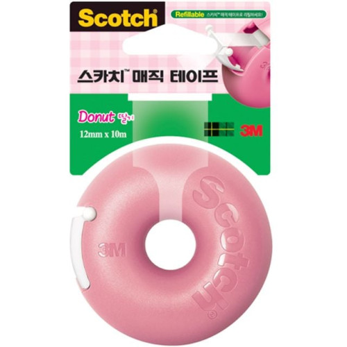 스카치 매직테이프(도넛 딸기 3M)