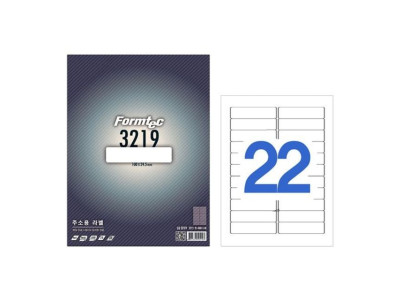 주소용라벨 LQ-3219 20매 22칸 한국폼텍