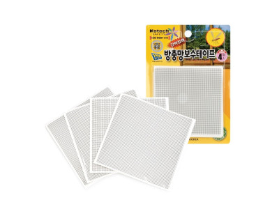 코텍 방충망 보수테이프(소)10x10cm 4매 보수용테이프