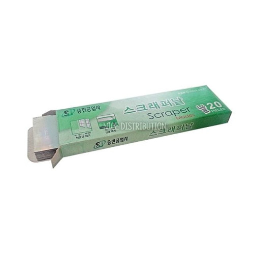 승진 스크래퍼 교환날 20pcs 긁개날 스크레퍼날