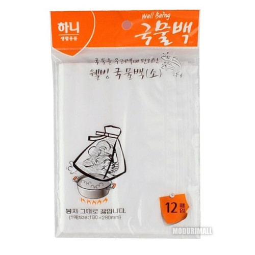 하니 웰빙국물백 - 소 12매입 국물백 방향팩만들기 입