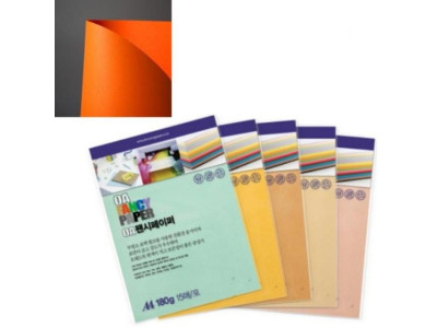 OA팬시페이퍼A4 180g R10 진주황색 15매 두성