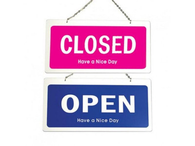 OPEN/CLOSED(양면/7801/아트사인)