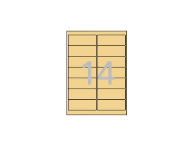 크라프트라벨(LK-3108 10매 한국폼텍)