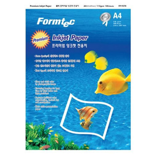 컬러잉크젯용지(FP-9570/A4/100매/폼텍)