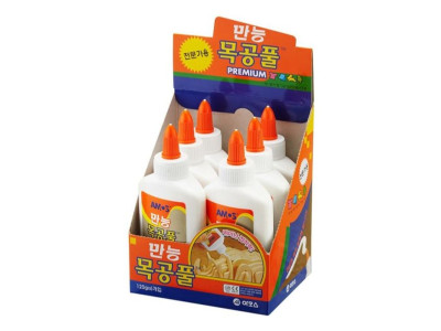 아모스만능목공풀 120g 6개 - 42806