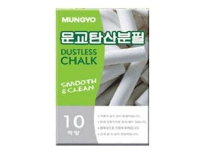 문교탄산분필 백색/10본 - 33693