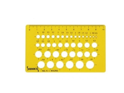 산키스 템플레이트 원형 NO.K-1 MICRO -38710
