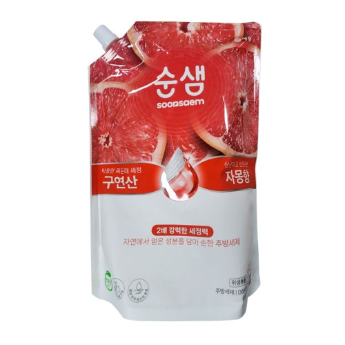 순샘 구연산자몽 주방세제 리필 1.2L
