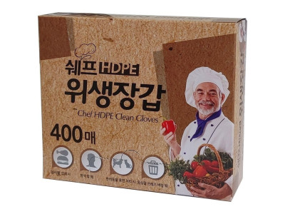 일회용비닐장갑 위생장갑 쉐프장갑 HDPE비닐장갑