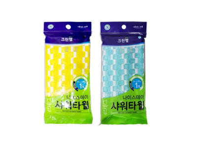 나이스데이 샤워타올 거품 목욕 용품 샤워 타월 1p