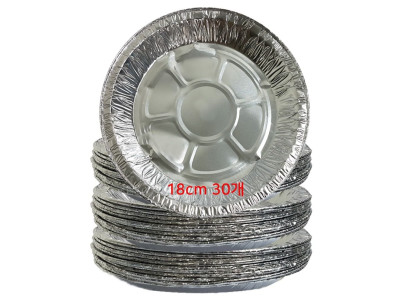 알루미늄 은박접시 18cm 30P 알미늄접시 일회용접시
