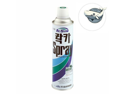 무광백색 페인트 스프레이 420ml 일신 락카