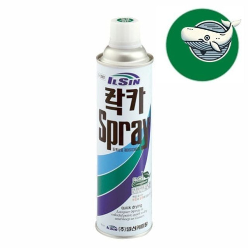 진녹색 락카 스프레이 420ml 다목적 방수