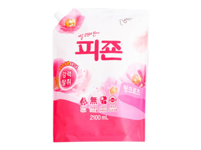 피죤 섬유유연제 2100ml 리필 핑크로즈