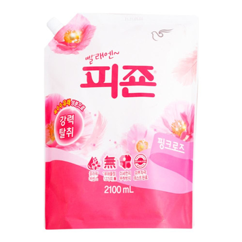 피죤 섬유유연제 2100ml 리필 핑크로즈