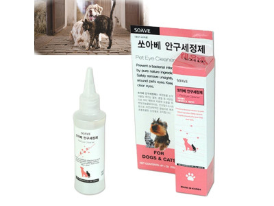 강아지눈꼽 청소 눈물냄새 인공 안약 안구 눈세정제